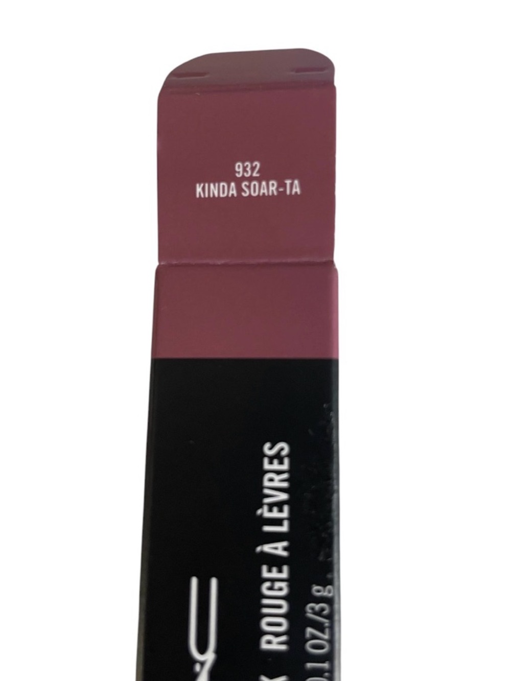 Mac Powder Kiss Lipstick 932 KINDA SOAR -TA Discontinued BRAND NEW IN BOX - Picture 5 of 6